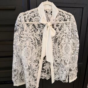 White Lace Blouse